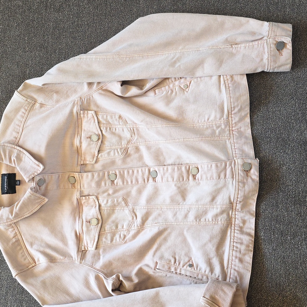 Y2k Liverpool Light Pink Jean Jacket - Picture 4 of 8